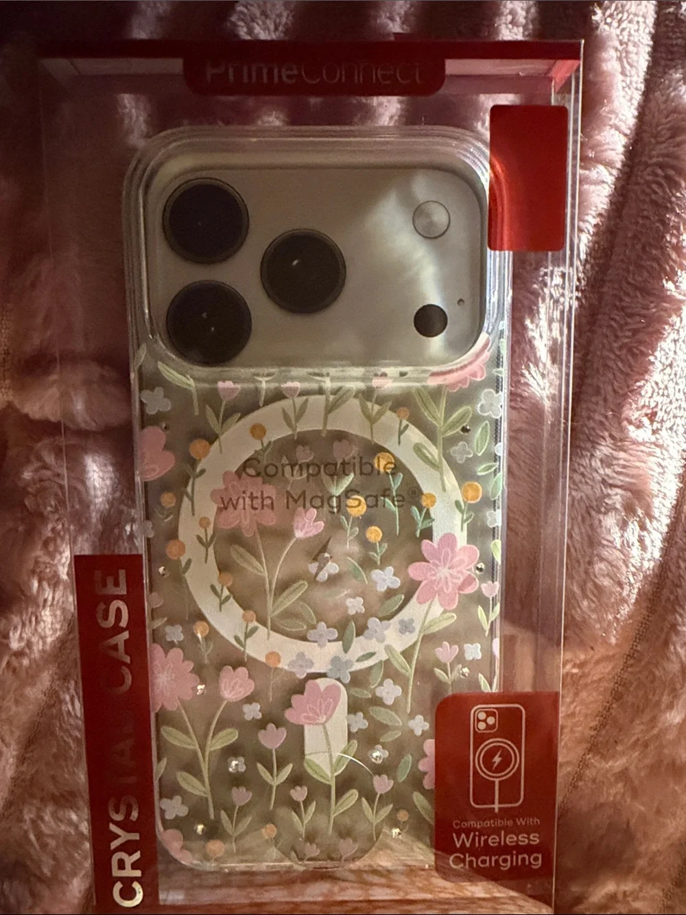 prime connect crystal clear case for iPhone 17 Pro